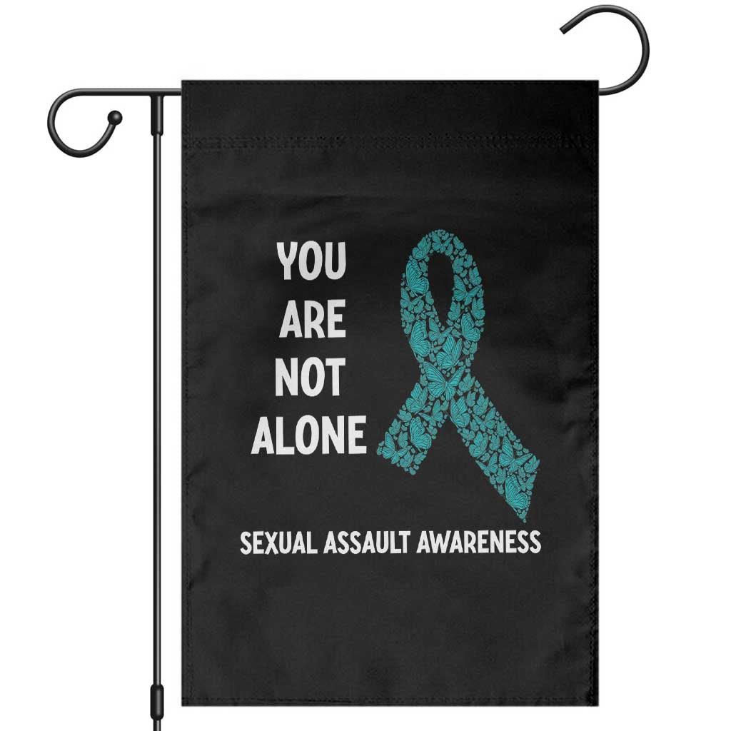 Sexual Assault Awareness Garden Flag You Are Not Alone