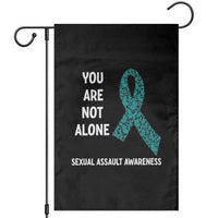 Sexual Assault Awareness Garden Flag You Are Not Alone
