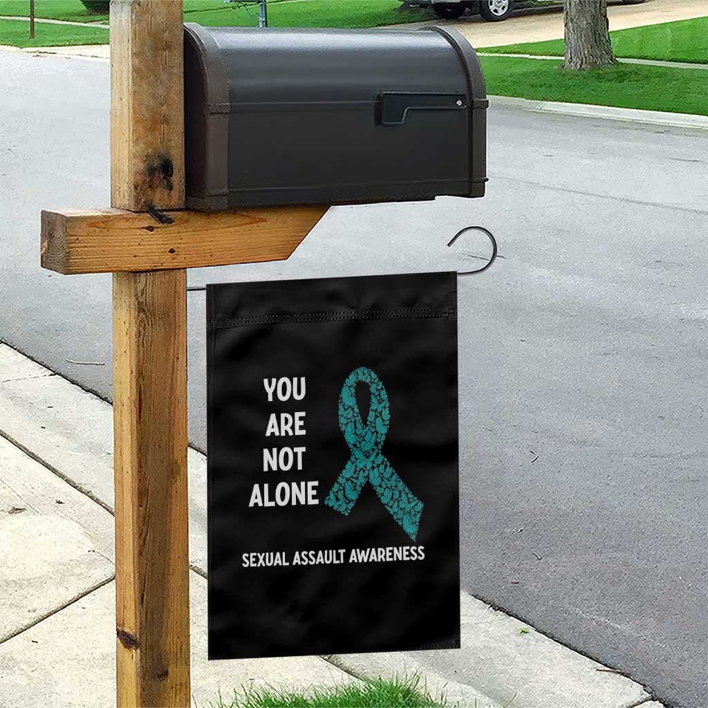 Sexual Assault Awareness Garden Flag You Are Not Alone