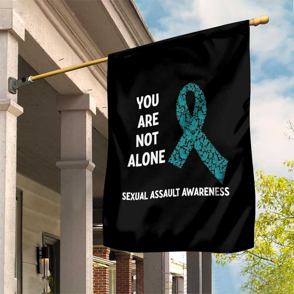 Sexual Assault Awareness Garden Flag You Are Not Alone