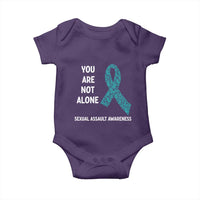 Sexual Assault Awareness Baby Onesie You Are Not Alone