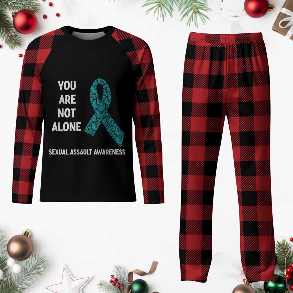 Sexual Assault Awareness Plaid Pajama Set You Are Not Alone