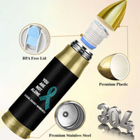Sexual Assault Awareness Bullet Tumbler You Are Not Alone