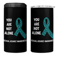Sexual Assault Awareness 4 in 1 Can Cooler Tumbler You Are Not Alone