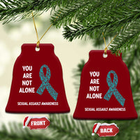 Sexual Assault Awareness Ceramic Ornament You Are Not Alone