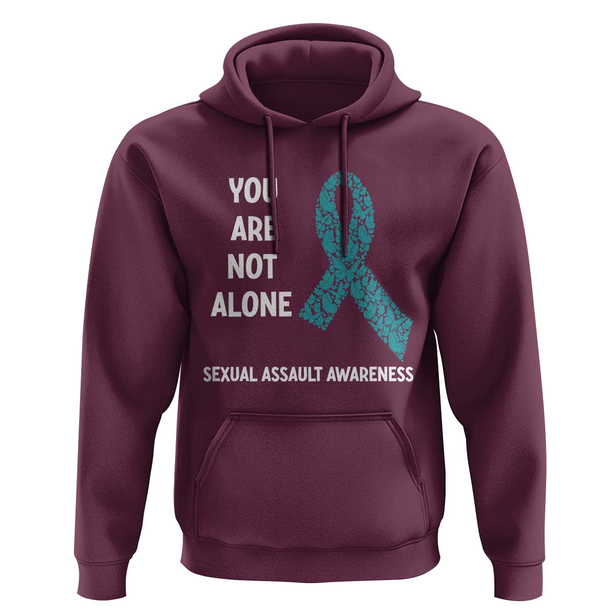 Sexual Assault Awareness Hoodie You Are Not Alone