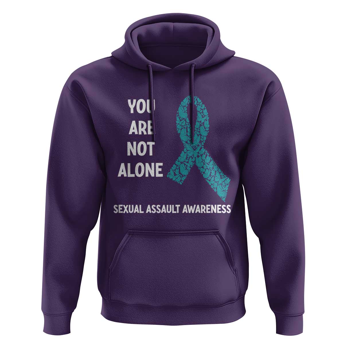 Sexual Assault Awareness Hoodie You Are Not Alone