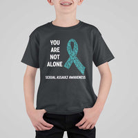 Sexual Assault Awareness T Shirt For Kid You Are Not Alone
