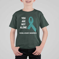 Sexual Assault Awareness T Shirt For Kid You Are Not Alone