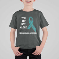 Sexual Assault Awareness T Shirt For Kid You Are Not Alone