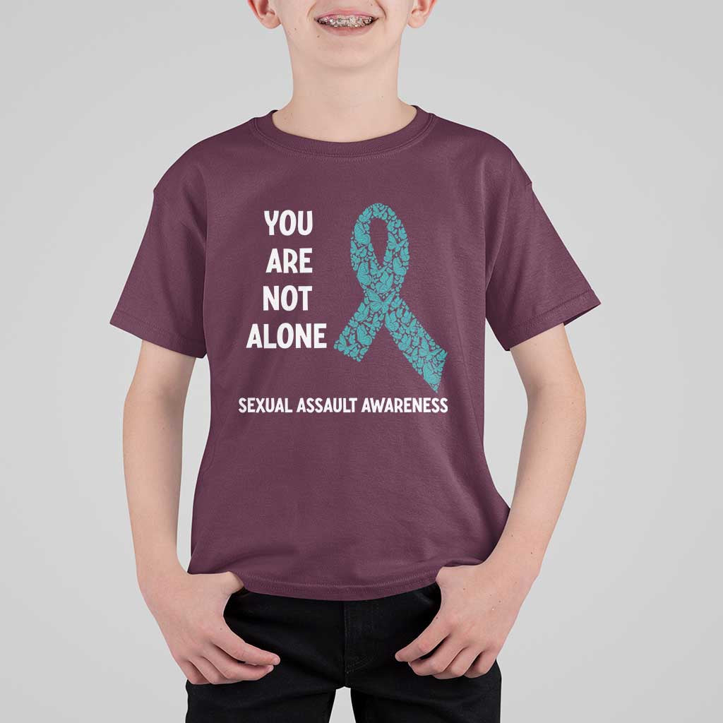 Sexual Assault Awareness T Shirt For Kid You Are Not Alone