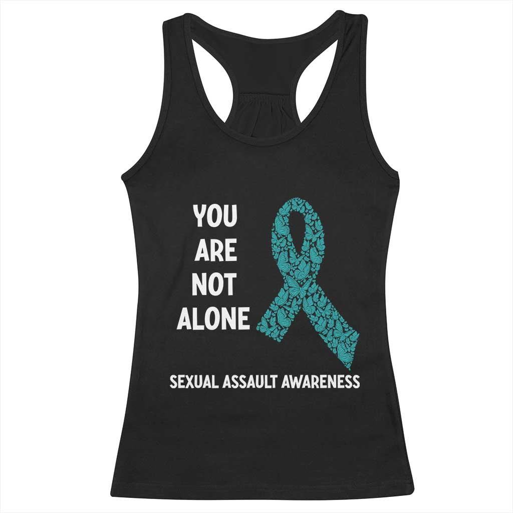 Sexual Assault Awareness Racerback Tank Top You Are Not Alone