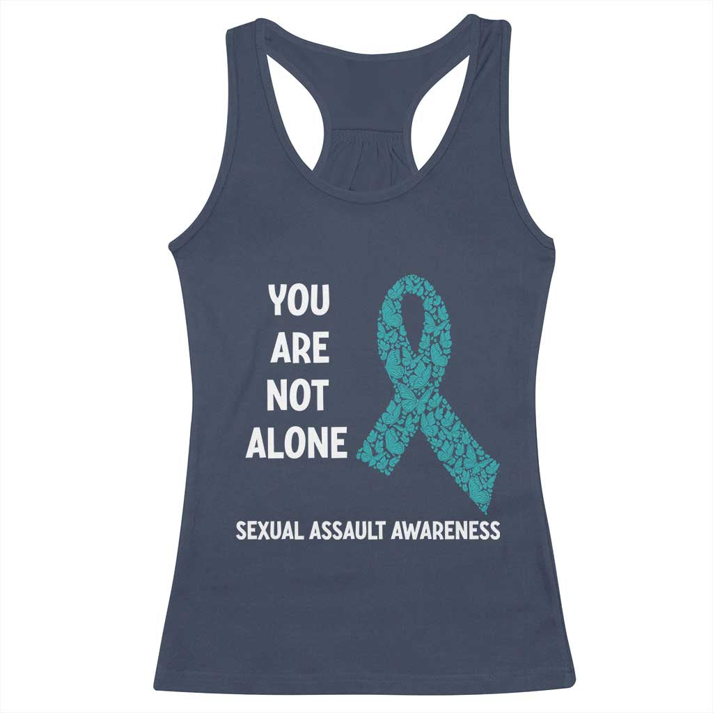 Sexual Assault Awareness Racerback Tank Top You Are Not Alone