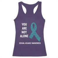 Sexual Assault Awareness Racerback Tank Top You Are Not Alone