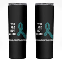 Sexual Assault Awareness Skinny Tumbler You Are Not Alone