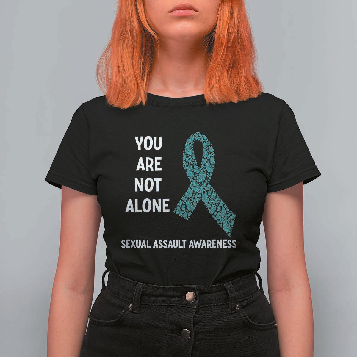 Sexual Assault Awareness T Shirt For Women You Are Not Alone