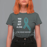 Sexual Assault Awareness T Shirt For Women You Are Not Alone