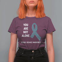 Sexual Assault Awareness T Shirt For Women You Are Not Alone