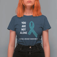 Sexual Assault Awareness T Shirt For Women You Are Not Alone