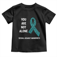 Sexual Assault Awareness Toddler T Shirt You Are Not Alone