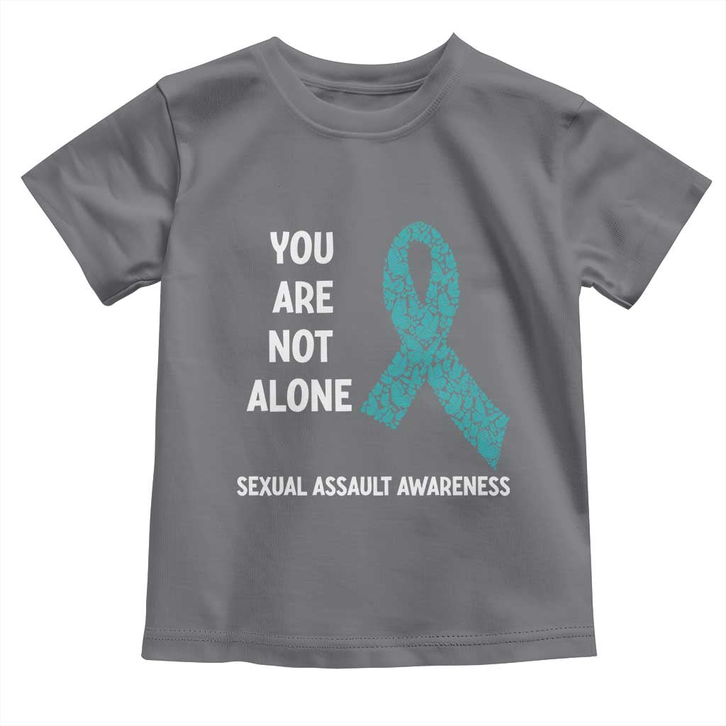 Sexual Assault Awareness Toddler T Shirt You Are Not Alone