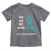 Sexual Assault Awareness Toddler T Shirt You Are Not Alone