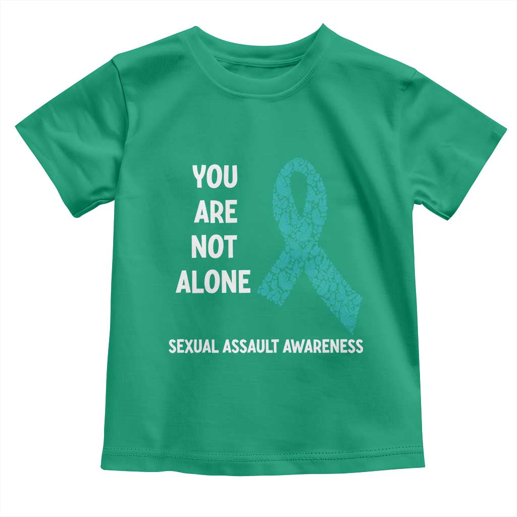 Sexual Assault Awareness Toddler T Shirt You Are Not Alone
