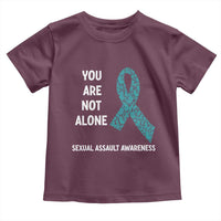 Sexual Assault Awareness Toddler T Shirt You Are Not Alone