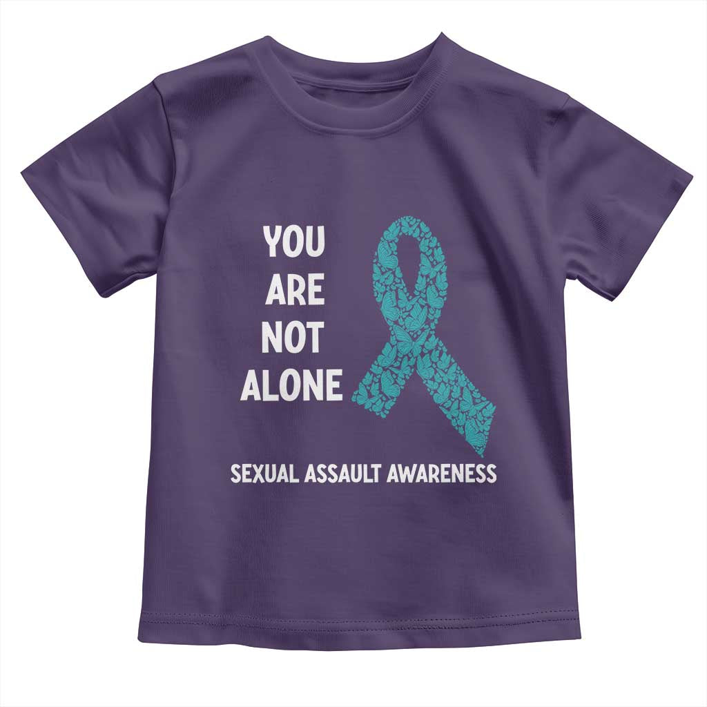 Sexual Assault Awareness Toddler T Shirt You Are Not Alone