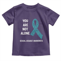 Sexual Assault Awareness Toddler T Shirt You Are Not Alone