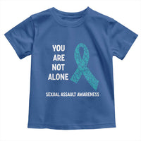 Sexual Assault Awareness Toddler T Shirt You Are Not Alone