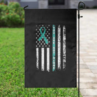 Sexual Assault Awareness Garden Flag You Are Not Alone Ribbon Flag