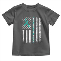 Sexual Assault Awareness Toddler T Shirt You Are Not Alone Ribbon Flag