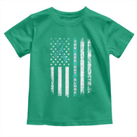 Sexual Assault Awareness Toddler T Shirt You Are Not Alone Ribbon Flag