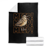 Woodcock Meep Throw Blanket Funny Nature Lover
