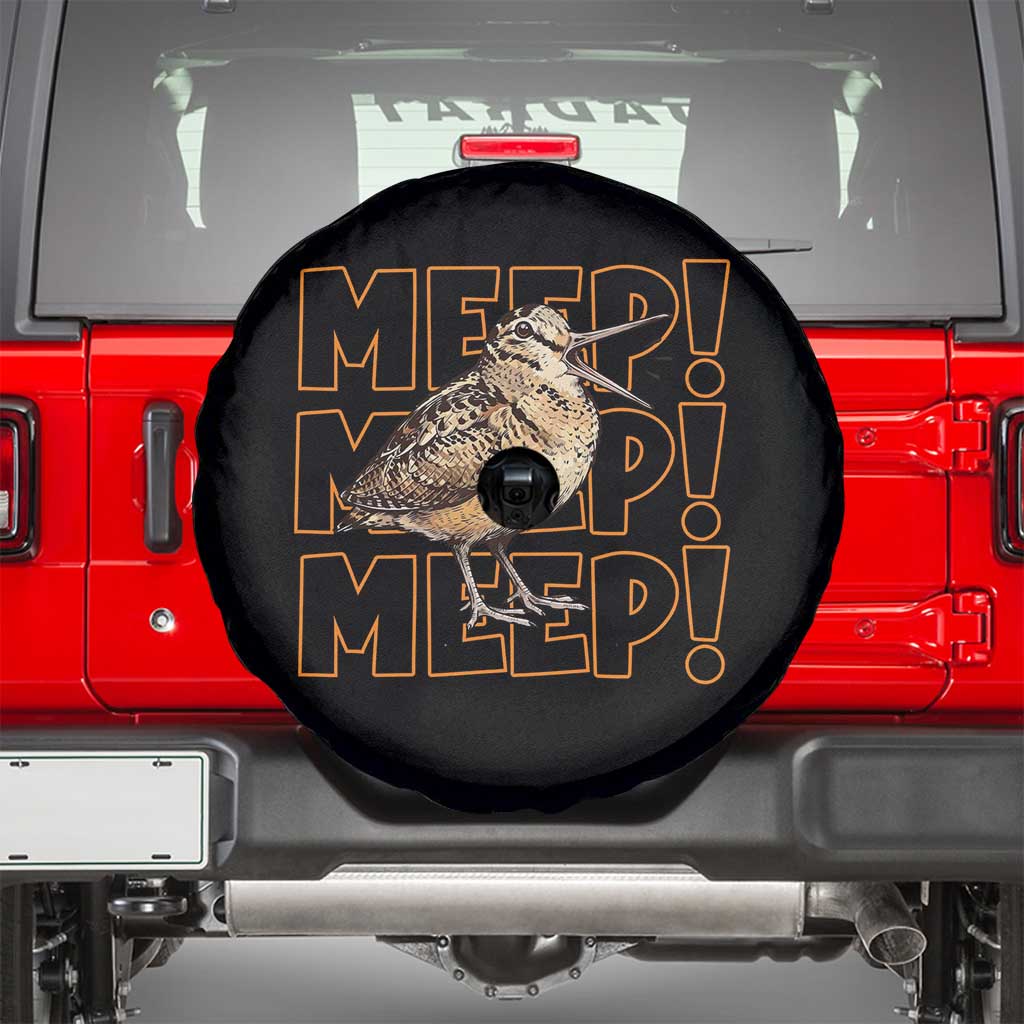Woodcock Meep Spare Tire Cover Funny Nature Lover