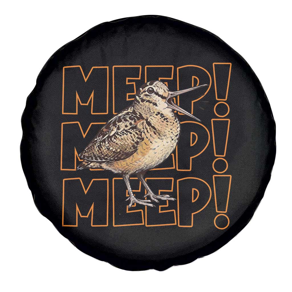 Woodcock Meep Spare Tire Cover Funny Nature Lover