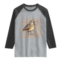 Woodcock Meep Raglan Shirt Funny Nature Lover