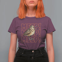 Woodcock Meep T Shirt For Women Funny Nature Lover