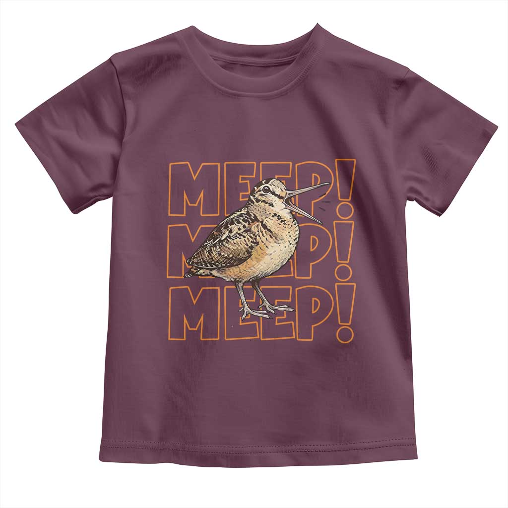 Woodcock Meep Toddler T Shirt Funny Nature Lover