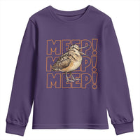 Woodcock Meep Youth Sweatshirt Funny Nature Lover