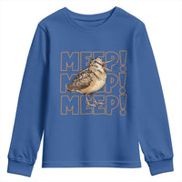 Woodcock Meep Youth Sweatshirt Funny Nature Lover