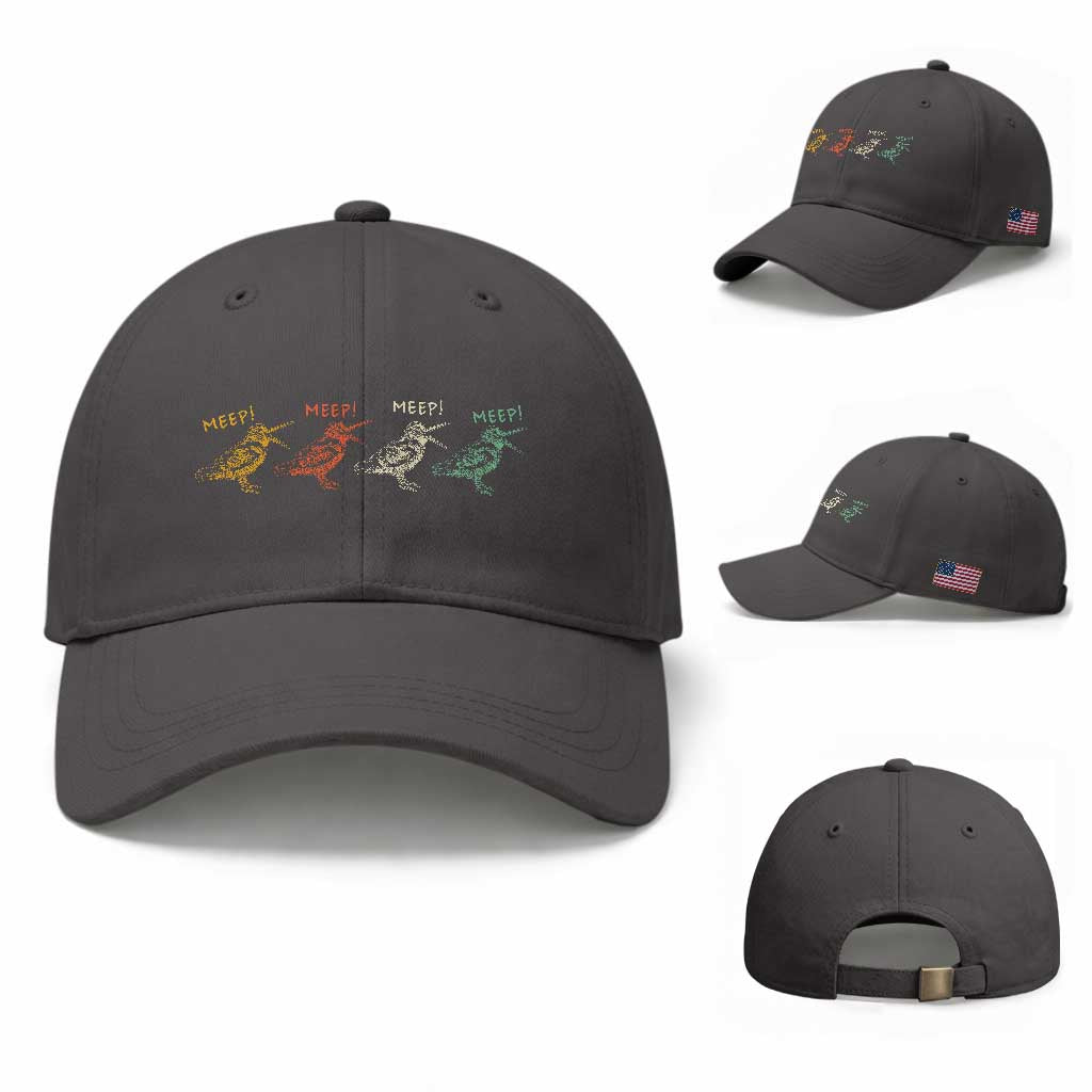 Meep Woodcock Baseball Cap Retro Timberdoodle Wildlife