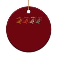 Meep Woodcock Ceramic Ornament Retro Timberdoodle Wildlife