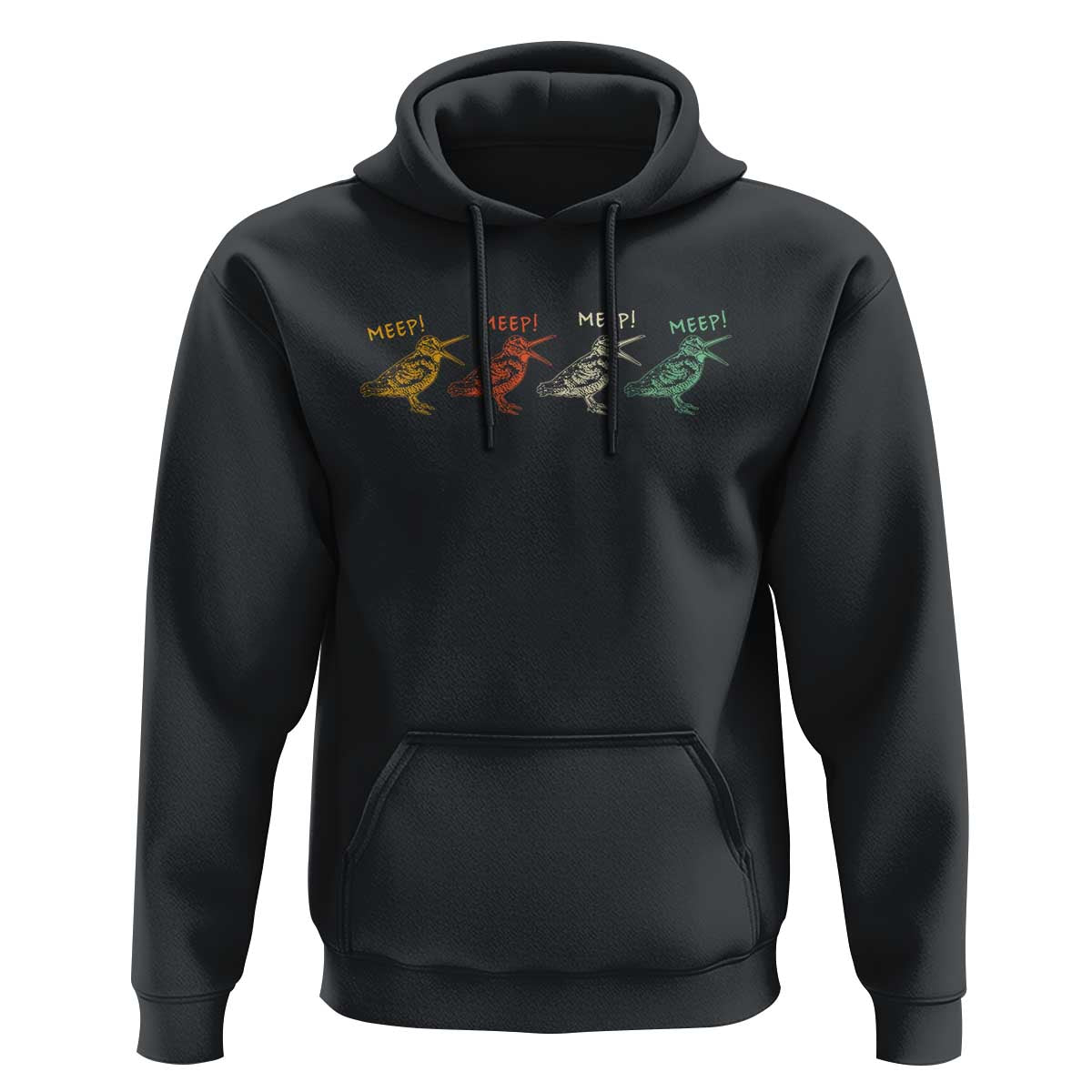 Meep Woodcock Hoodie Retro Timberdoodle Wildlife
