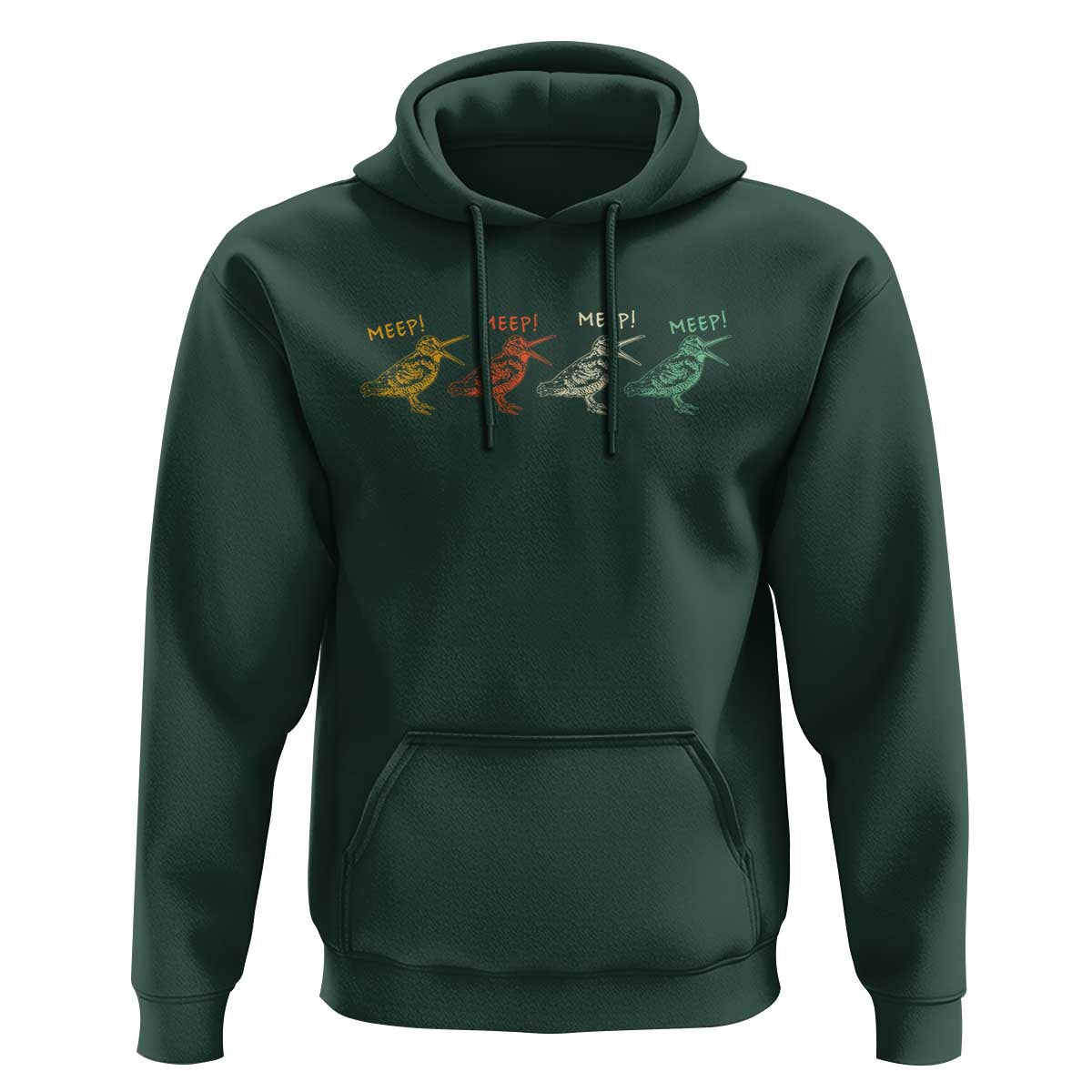 Meep Woodcock Hoodie Retro Timberdoodle Wildlife