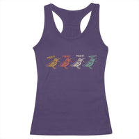 Meep Woodcock Racerback Tank Top Retro Timberdoodle Wildlife