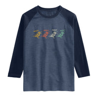 Meep Woodcock Raglan Shirt Retro Timberdoodle Wildlife