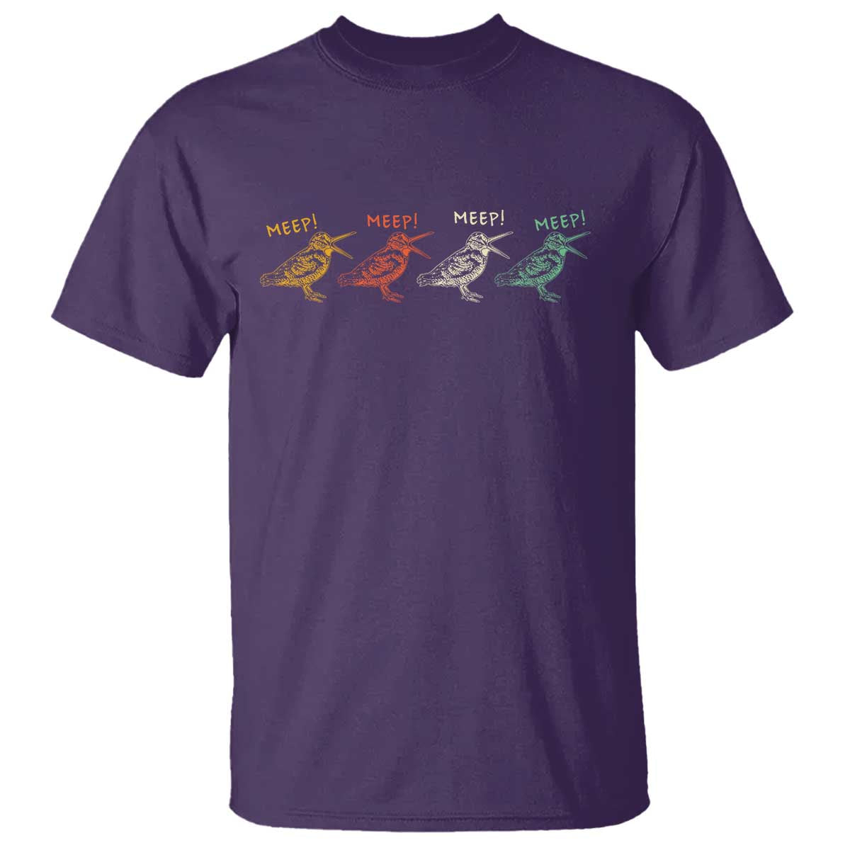 Meep Woodcock T Shirt Retro Timberdoodle Wildlife