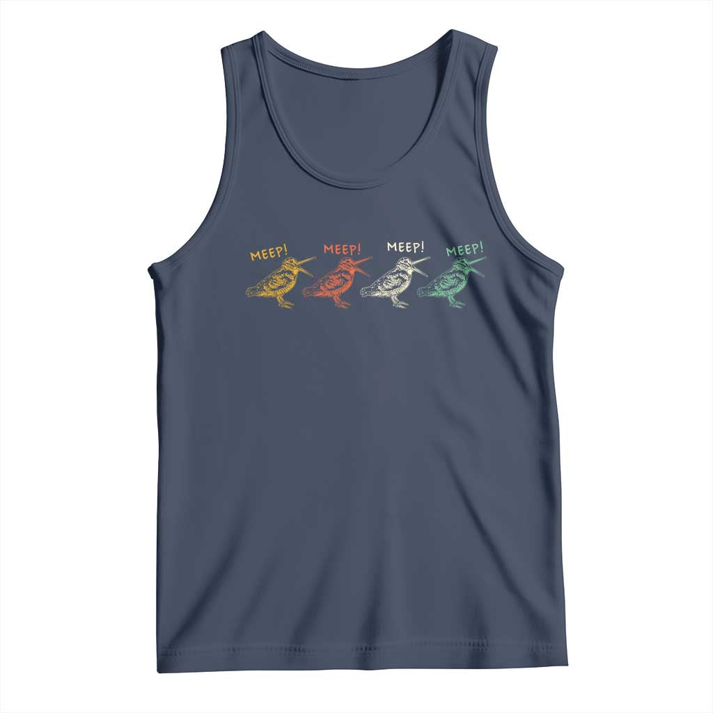 Meep Woodcock Tank Top Retro Timberdoodle Wildlife